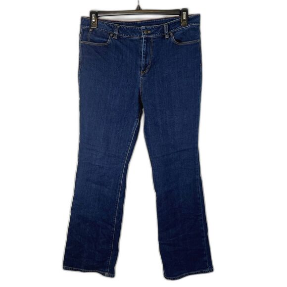 Heritage Denim Blue Jeans Bootcut Non Distressed Dark Wash Size 12/31 - Picture 1 of 8